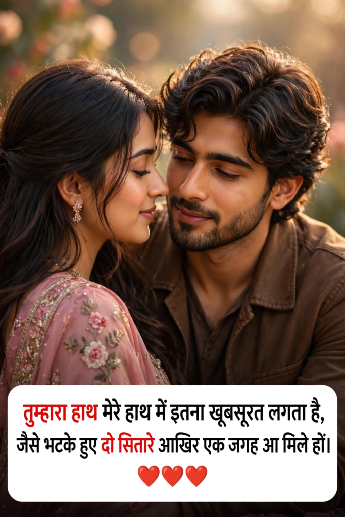 Romantic love shayari