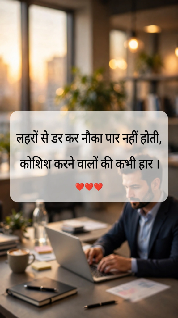 Success motivational shayari