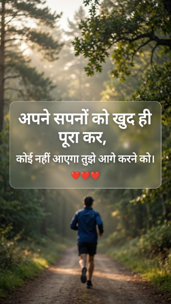 Self motivation shayari