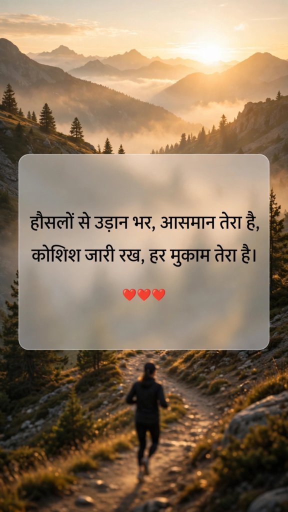 Motivational shayari 2 lines