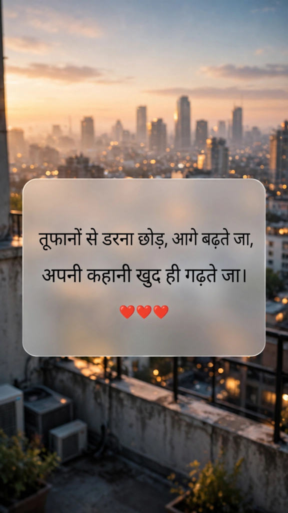 Motivational shayari 2 lines