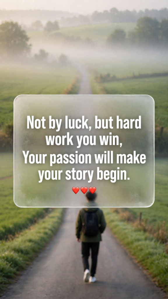 Motivational shayari in English