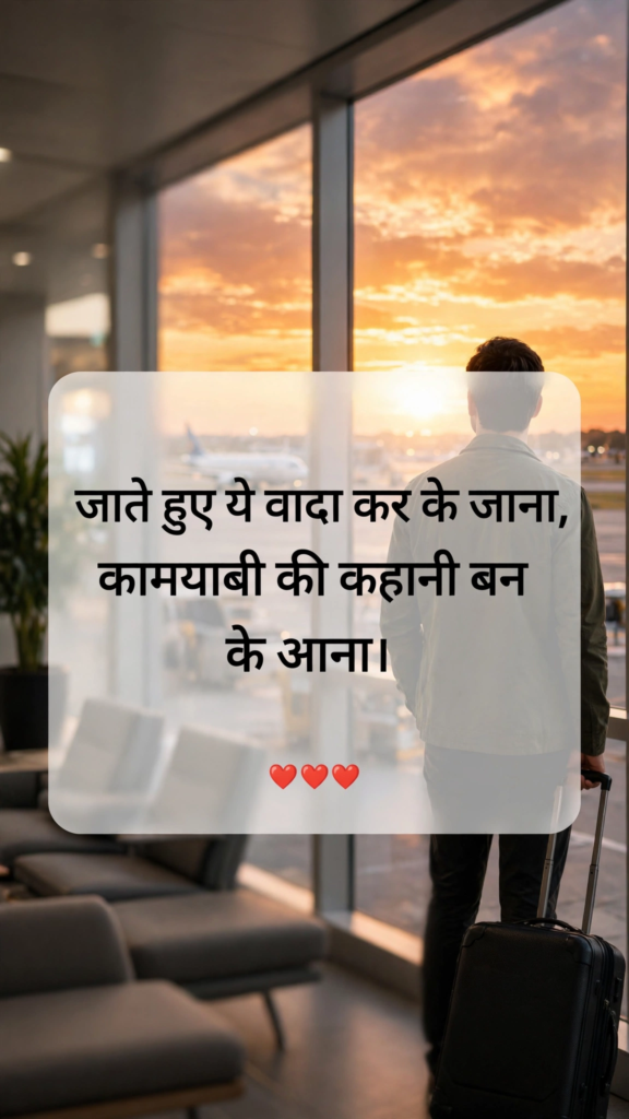Motivation Farewell shayari in Hindi