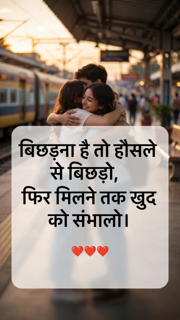 Motivation Farewell shayari in Hindi