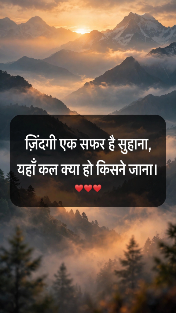 Best Hindi shayari on life