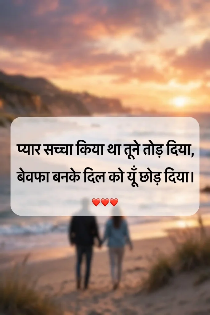 Bewafa Shayari in 2 Lines