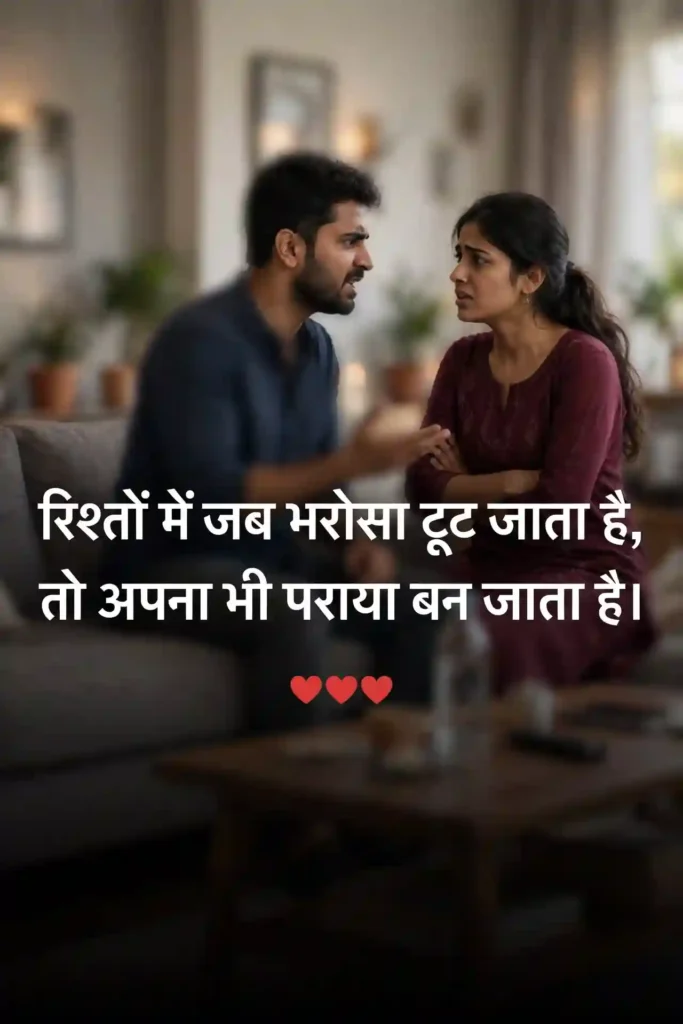 Dosti Mein Bharosa Tootne Par Shayari