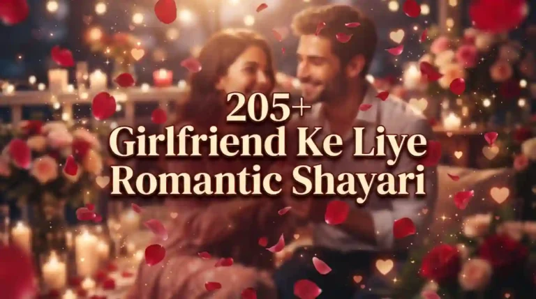 205+ Girlfriend Ke Liye Romantic Shayari: Cute Love Quotes in Hindi