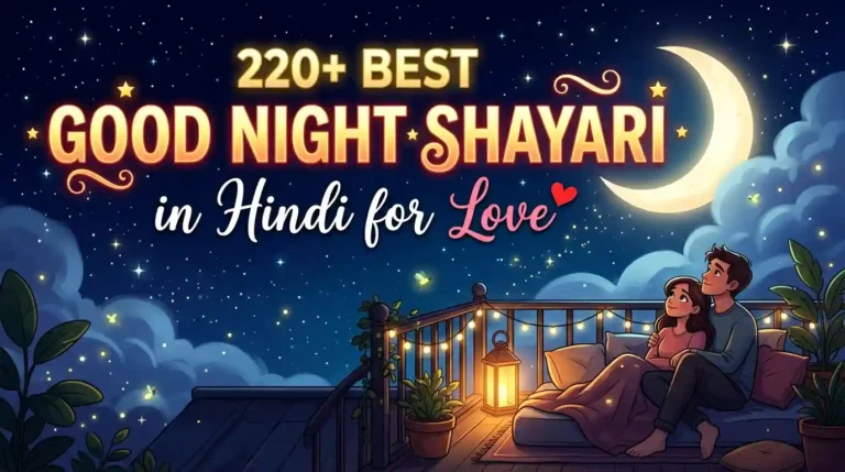 220+ Best Good Night Shayari in Hindi for Love