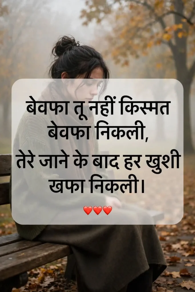 Heart Touching Bewafa Shayari