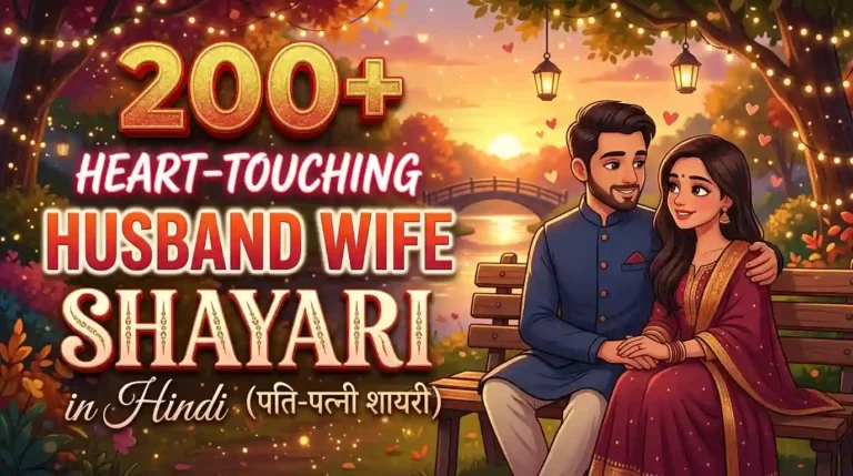 200+ Heart-Touching Husband Wife Shayari in Hindi for True Love