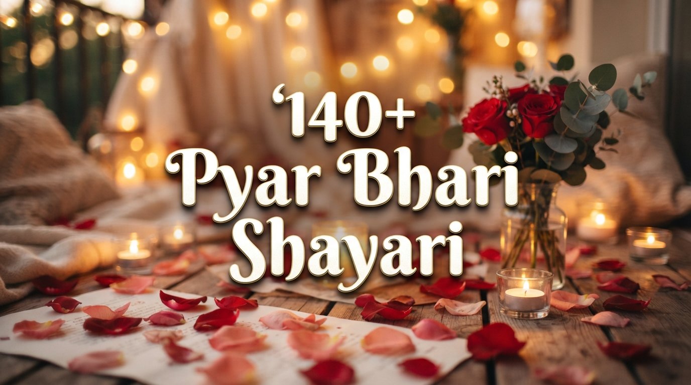 140+ Pyar Bhari Shayari: Dil Aur Mohabbat Ki Shayari