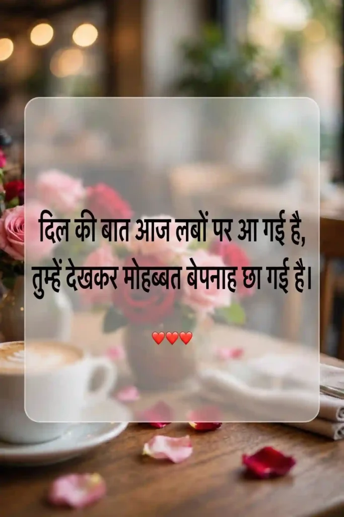 Romantic Shayari to Propose Your Crush