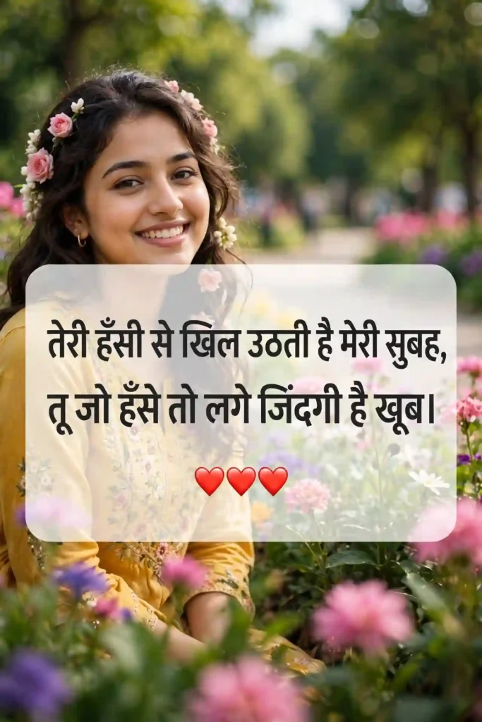 Sweet Love Shayari to Make Her Smile